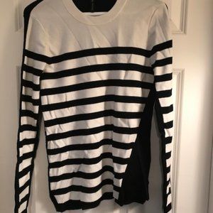 Rag and Bone Black and White Knit Shirt S/P